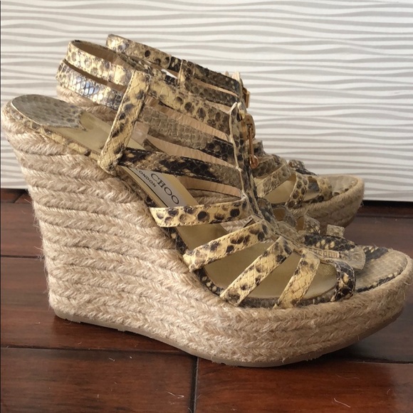 Jimmy Choo python cage espadrilles - Picture 5 of 6